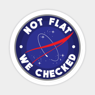 NASA Not flat we checked Magnet